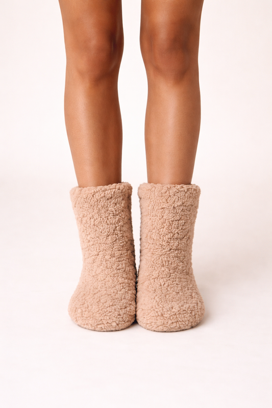 Chaussettes Thermiques Femme Antidérapantes – Cocooning Hiver