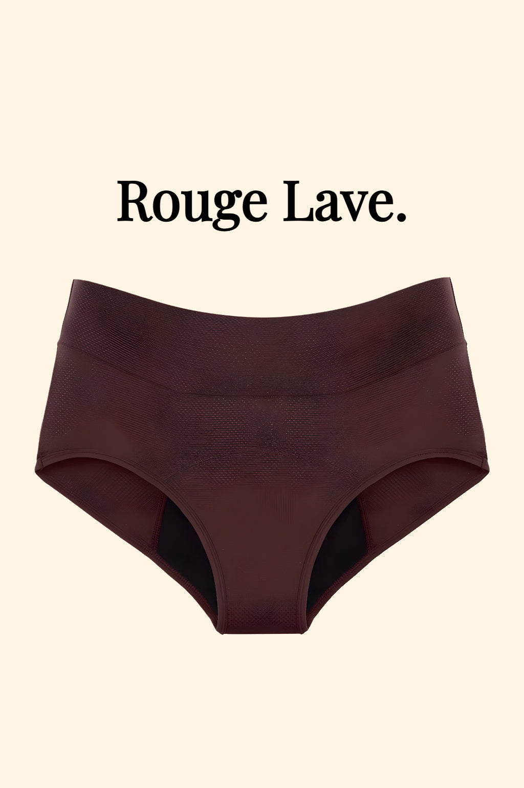 Culotte Menstruelle Absorbante – Protection Anti-Fuite rouge