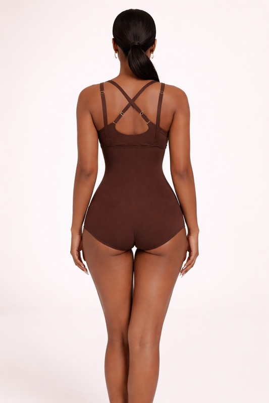 Body Gainant Taille Haute – Effet Ventre Plat